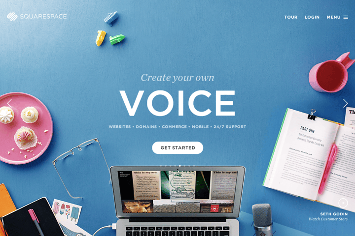 Squarespace 2 website preview